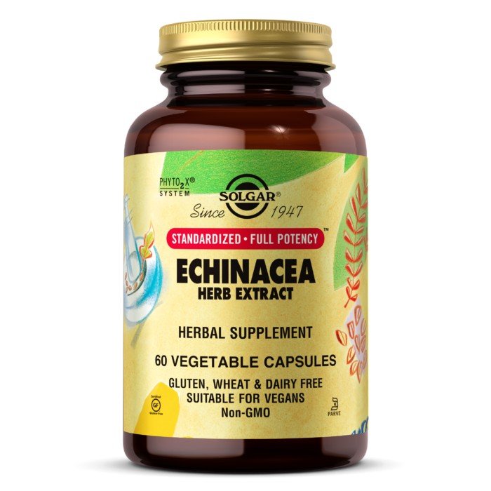 Solgar SPF Echinacea Extract 60 VegCap