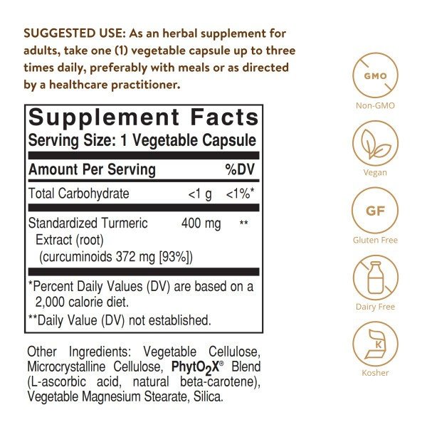 Solgar SFP Turmeric Extract 60 VegCap