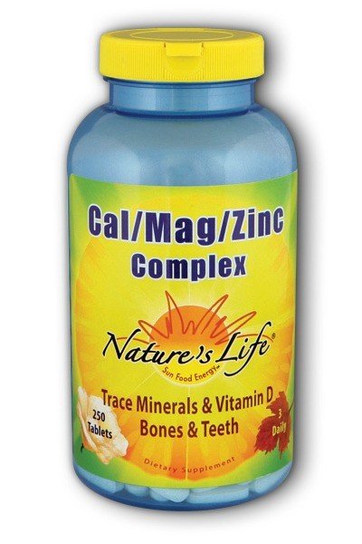 Natures Life Calcium Magnesium Zinc - Vegetarian 250 Tablet