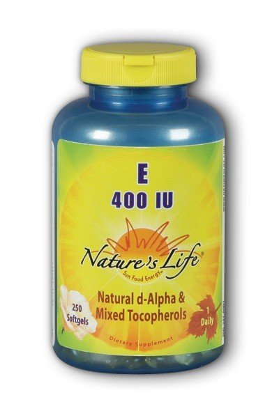 Natures Life Vitamin E 400 IU 250 Softgel