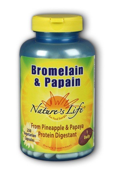 Natures Life Bromelain/Papain - Vegetarian 250 VegCap