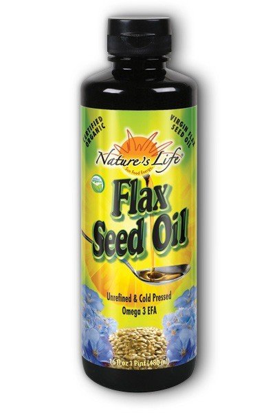 Natures Life Golden Flax Oil Liquid - Vegetarian 16 oz Liquid