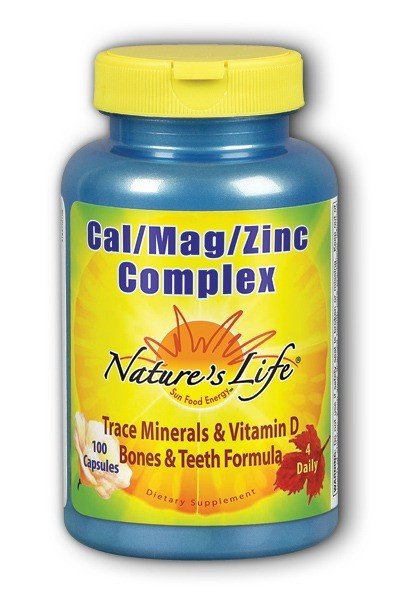 Natures Life Calcium Magnesium Zinc Mineral Complex 100 Capsule