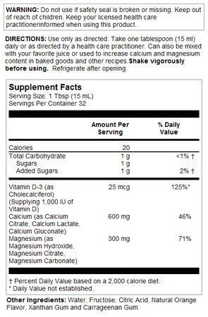 Natures Life SuperABSORBeze Cal/Mag Preacidfied - Fresh Orange 16 oz Liquid