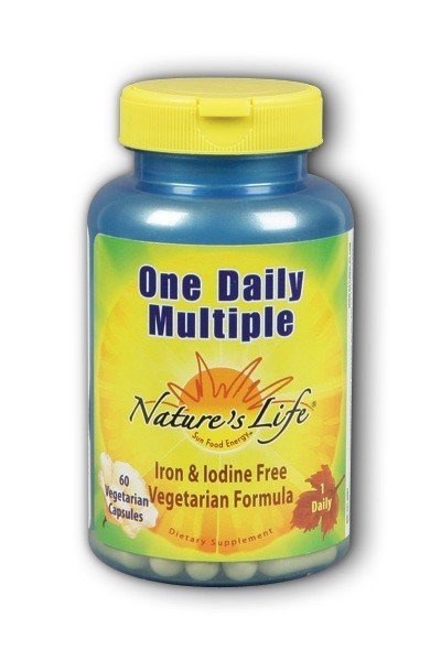 Natures Life One Daily Multiple - Iron-Free 60 Capsule