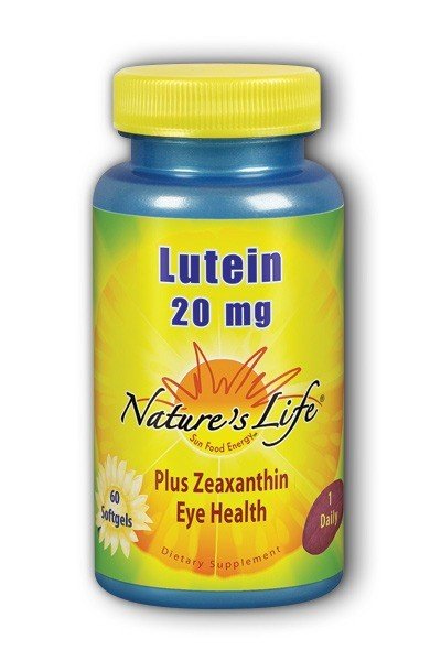 Natures Life Lutein 20mg 60 Softgel