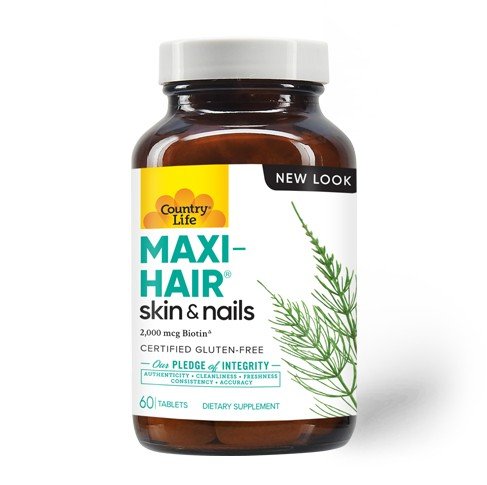 Country Life Maxi Hair Maximized 60 Sustained Release Tablet