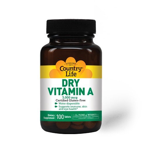Country Life Vitamin A 10,000IU 100 Tablet