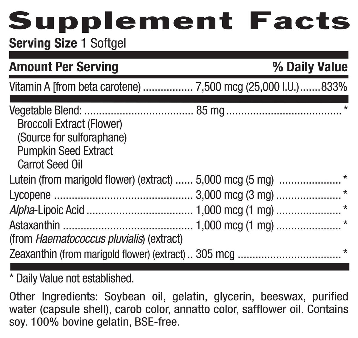 Country Life Carotenoid Complex 60 Softgel