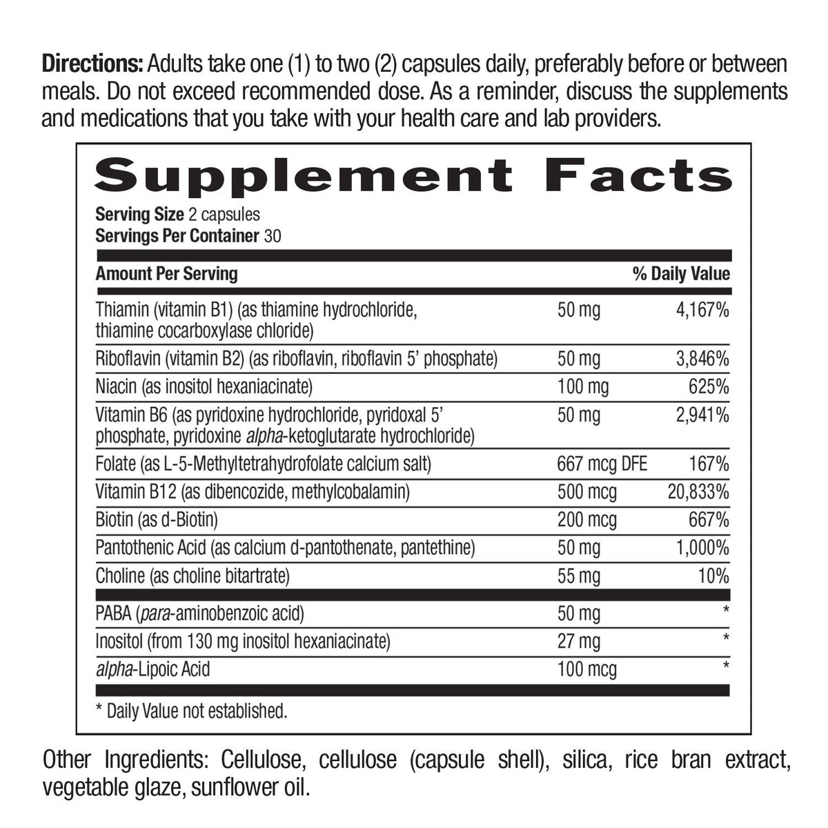 Country Life Coenzyme B-Complex 60 VegCap