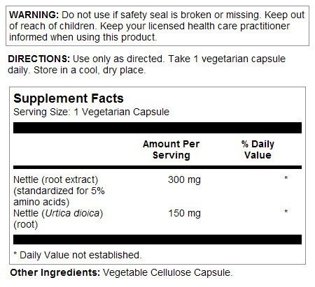 Natures Life Nettle Root-Power 60 VegCaps