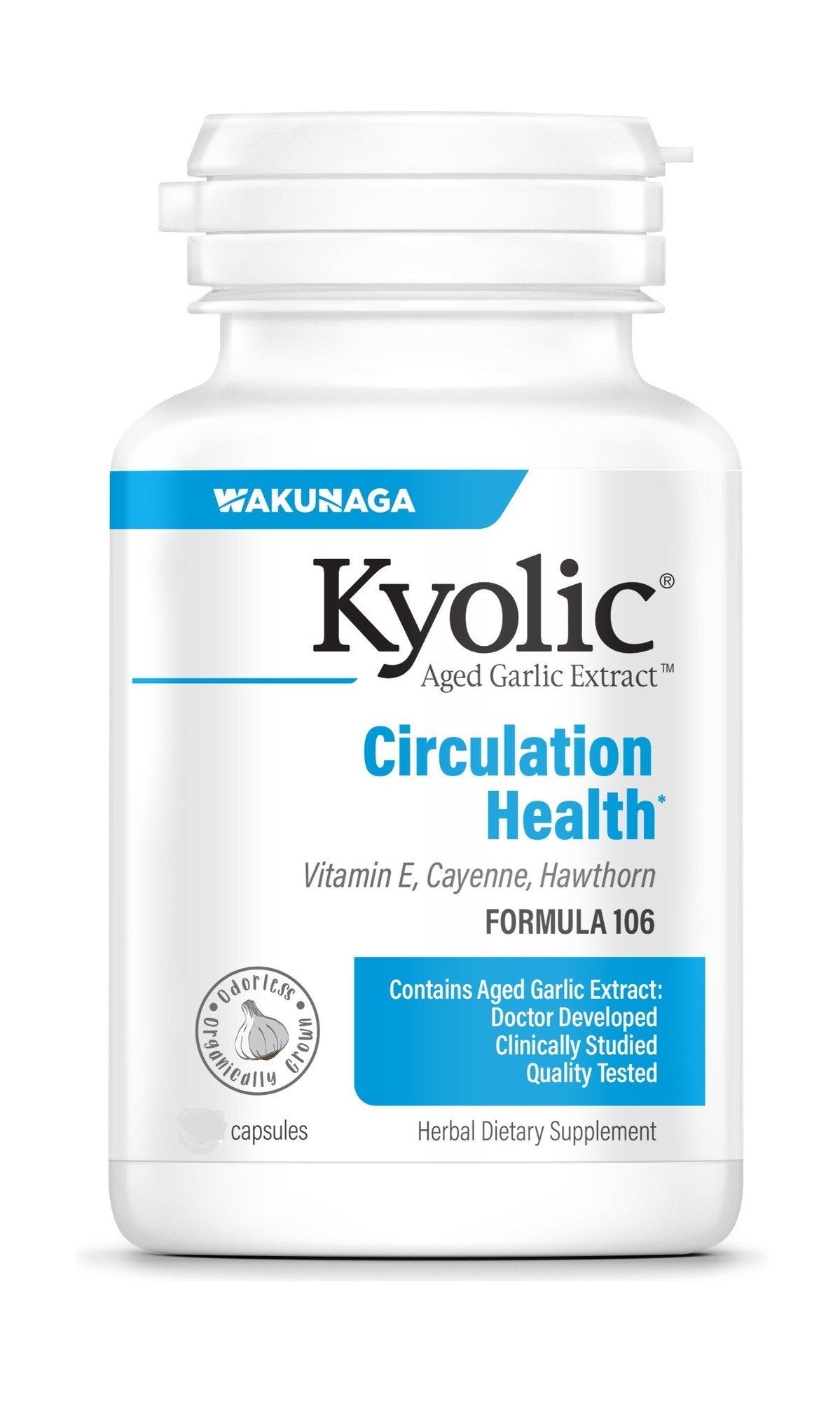 Kyolic Cardiovascular and Circulatory Support Formula 106 200 Capsule