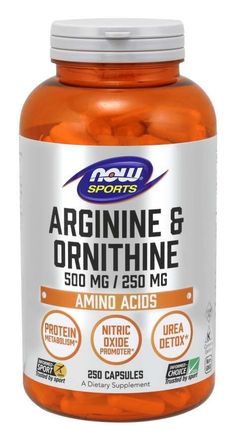 Now Foods Arginine Ornithine 250 Capsule