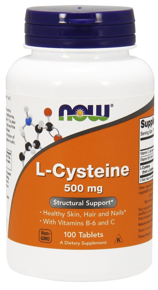 Now Foods Cysteine 500mg 100 Tablet