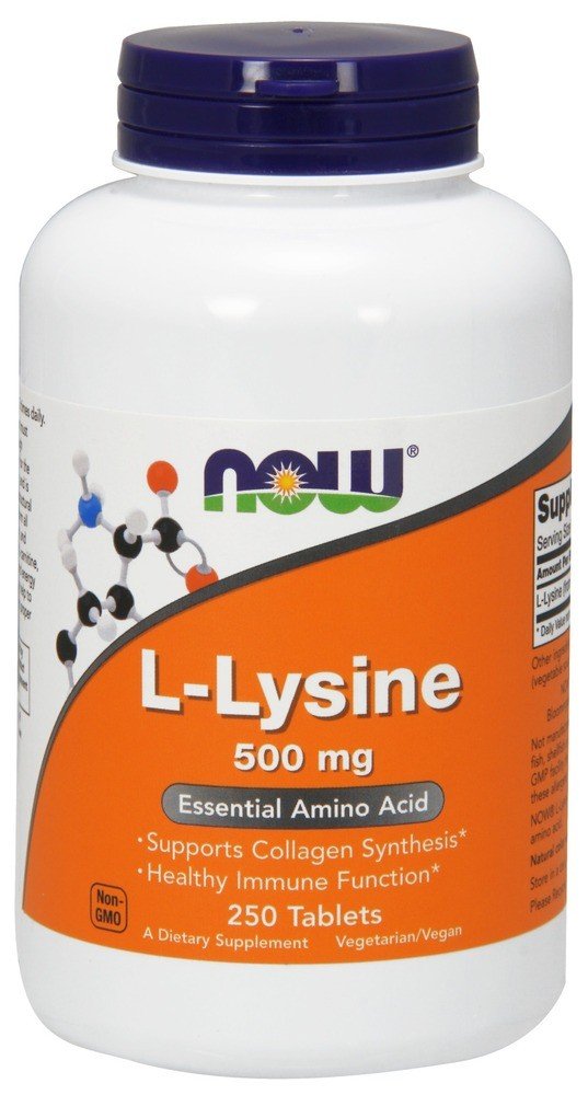 Now Foods Lysine 500mg 250 Tablet