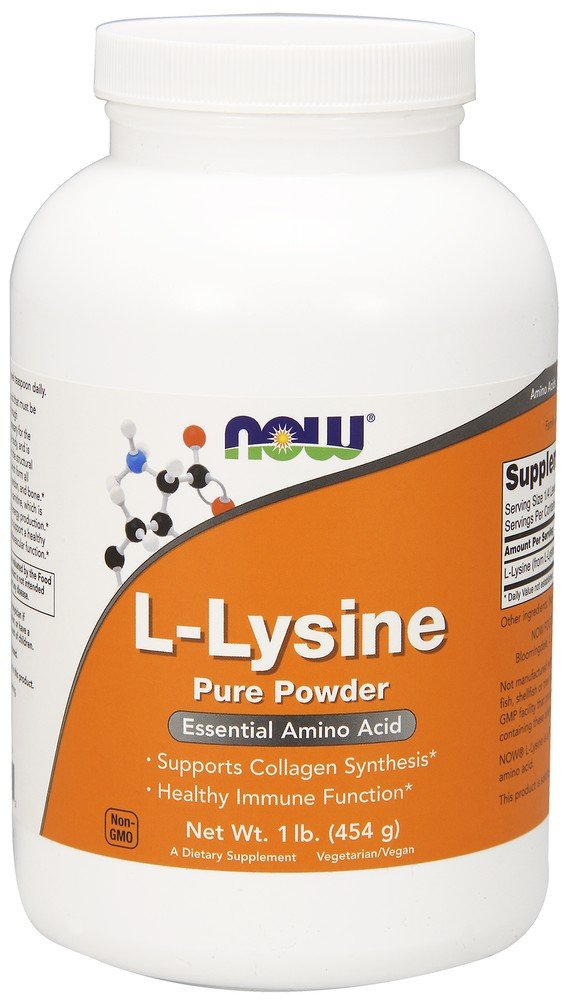 Now Foods Lysine Powder 1 lbs Powder
