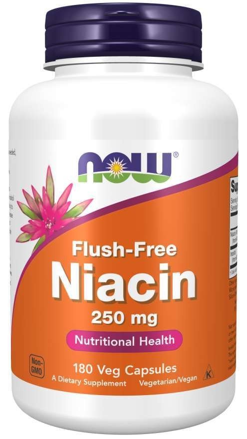 Now Foods Flush Free Niacin 250mg 180 Capsule