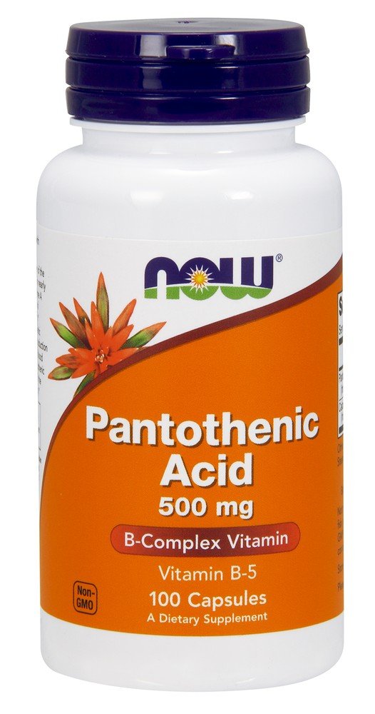 Now Foods Pantothenic Acid 500mg 100 VegCaps