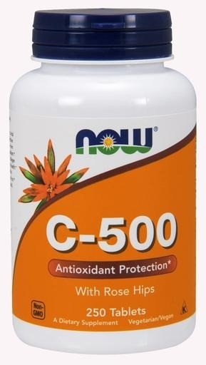 Now Foods C-500 With Rose Hips 250 Tablet