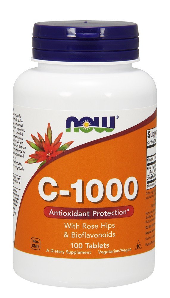 Now Foods C-1000 With Rose Hips 100 Tablet