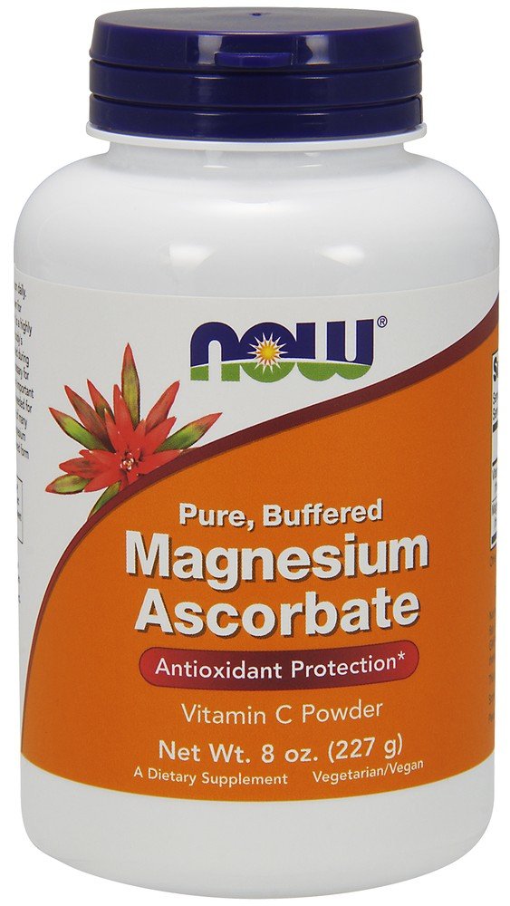 Now Foods Magnesium Ascorbate Powder 8 oz Powder