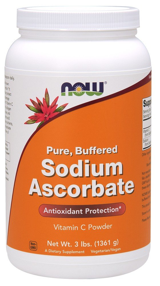 Now Foods Sodium Ascorbate Powder 3 lbs Powder