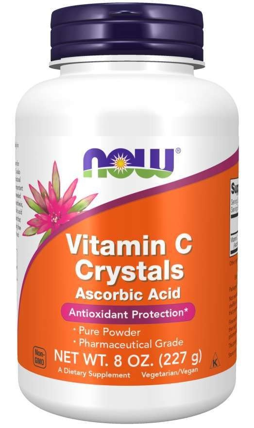 Now Foods Vitamin C Crystals (Ascorbic Acid) 8 oz Powder