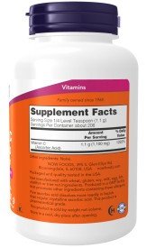 Now Foods Vitamin C Crystals (Ascorbic Acid) 8 oz Powder