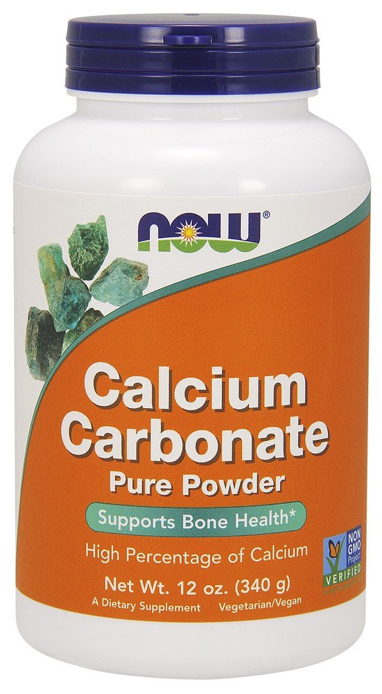 Now Foods Calcium Carbonate Powder 12 oz Powder