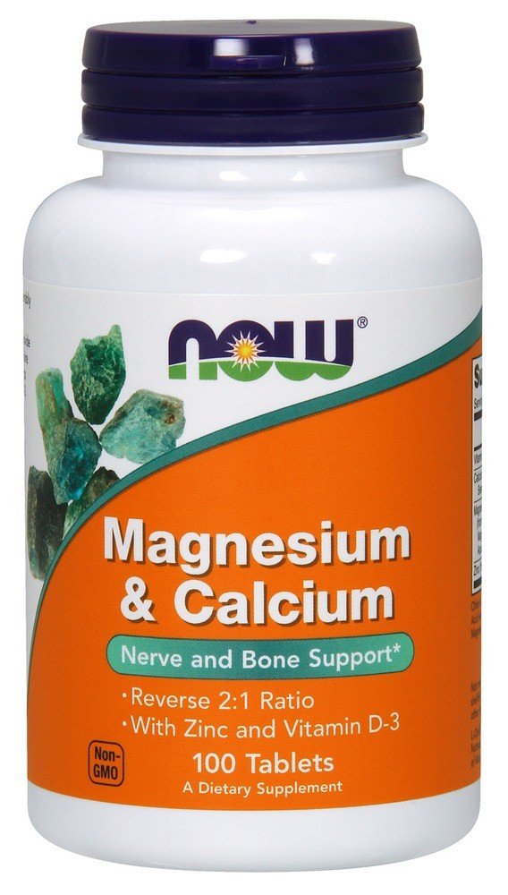 Now Foods Magnesium &amp; Calcium 1:2 Ratio 250 Tablet