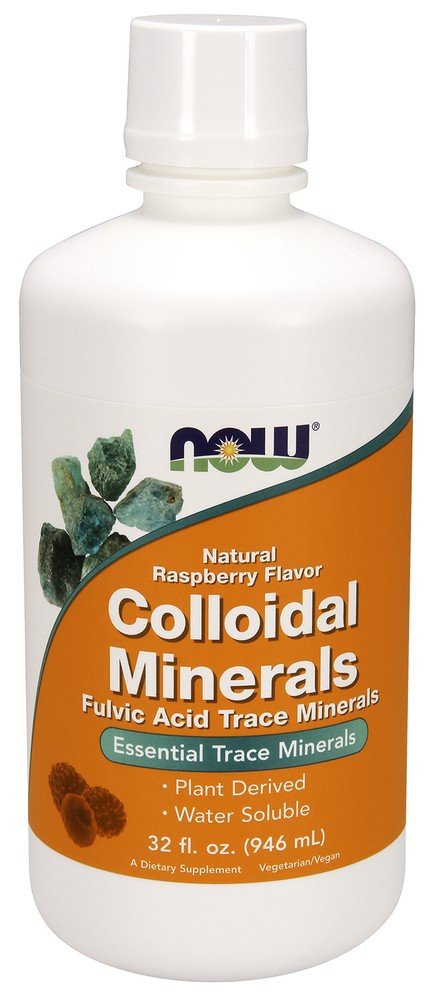 Now Foods Colloidal Minerals-Raspberry 32 oz Liquid