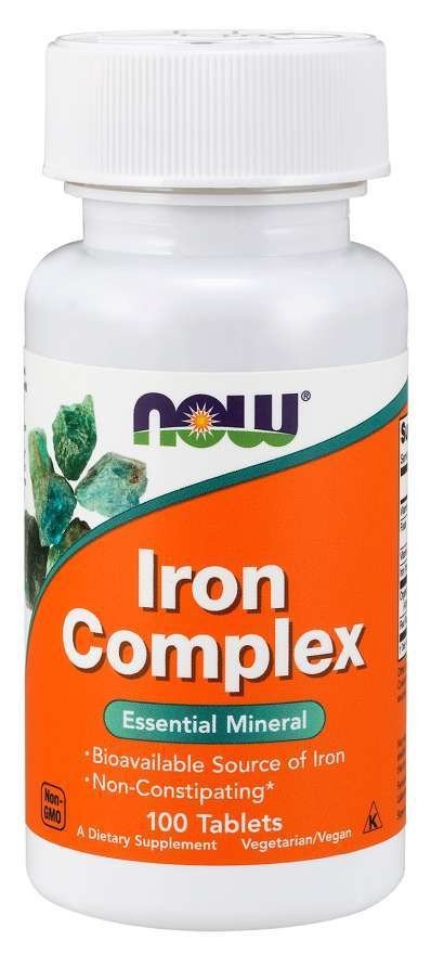 Now Foods Iron Complex 100 Tablet