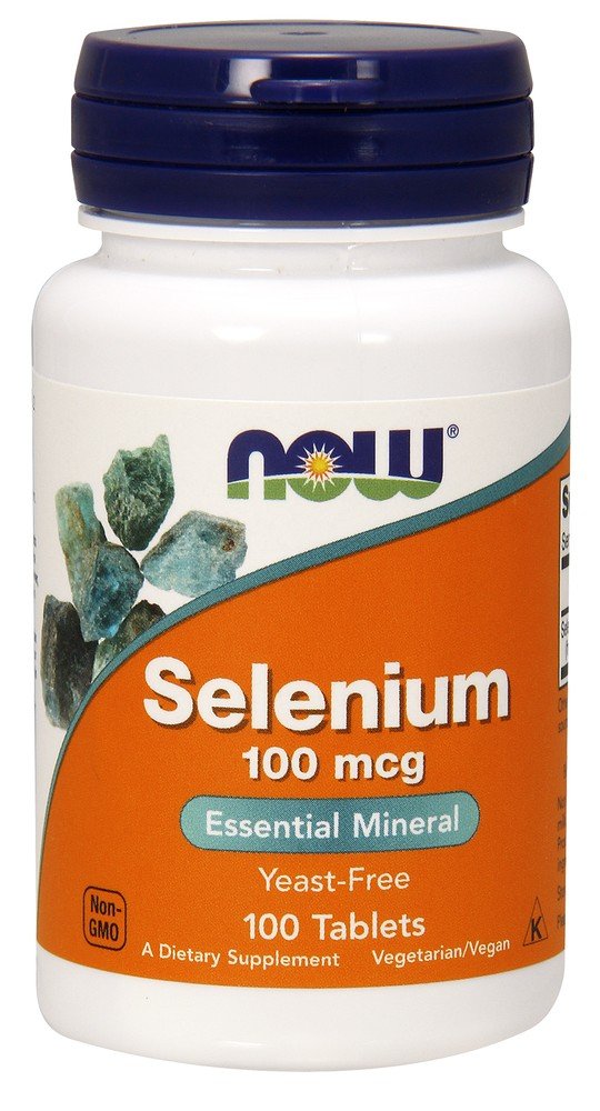 Now Foods Selenium 100mcg 100 Tablet