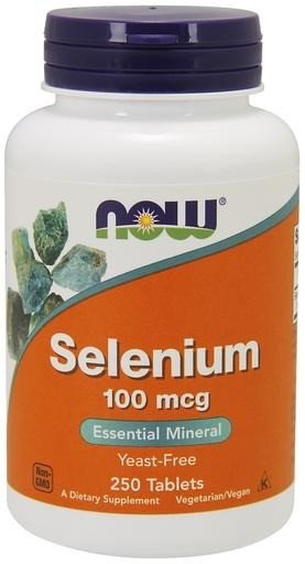 Now Foods Selenium 100mcg 250 Tablet