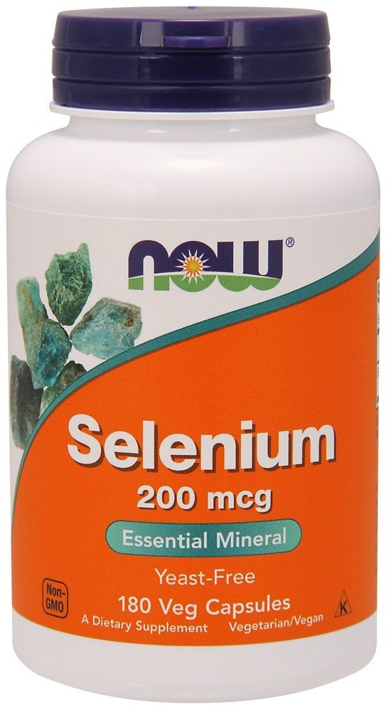 Now Foods Selenium 200mcg 180 Capsule