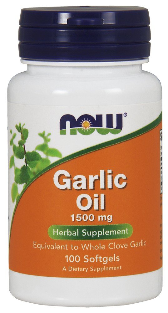 Now Foods Garlic Oil 1500mg 100 Softgel