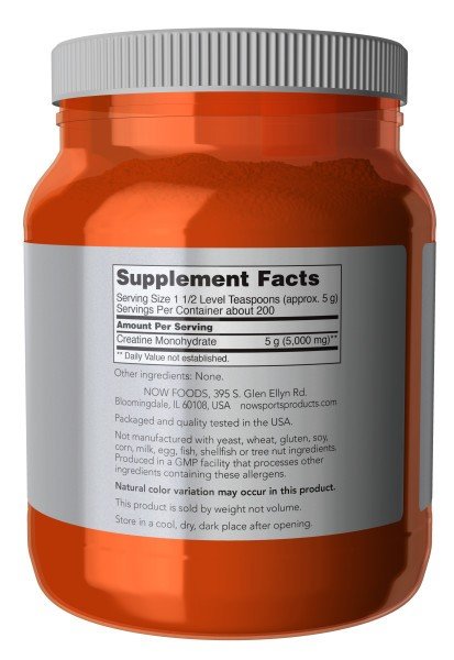 Now Foods Creatine Powder 1000 g Powder