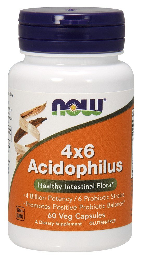 Now Foods Acidophilus 4x6 60 Capsule