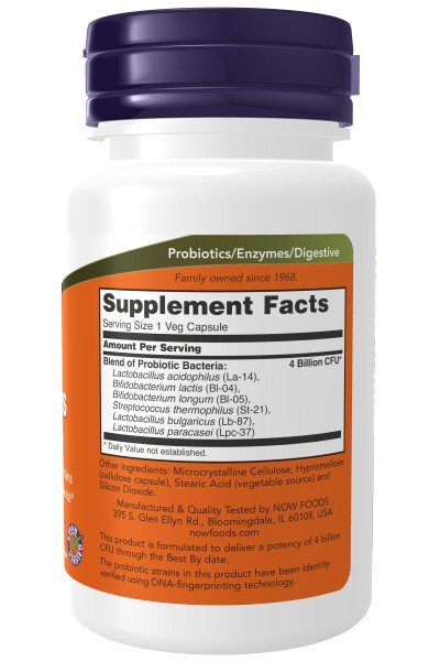 Now Foods Acidophilus 4x6 60 Capsule