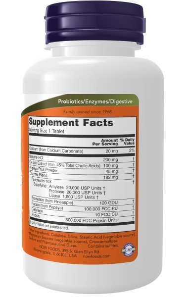 Now Foods Super Enzymes 90 Tablet