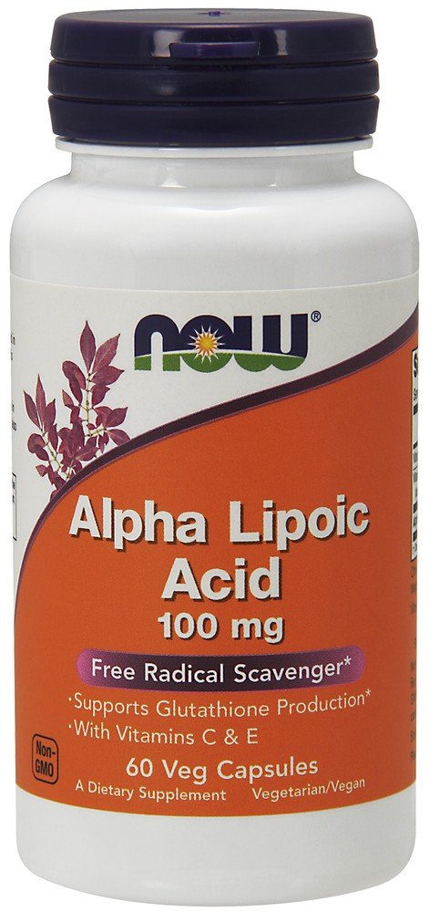 Now Foods Alpha Lipoic Acid 100mg With E & C 60 VegCap