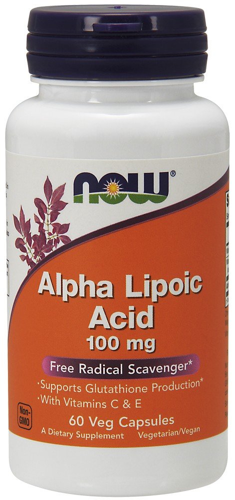 Now Foods Alpha Lipoic Acid 100mg With E &amp; C 60 VegCap