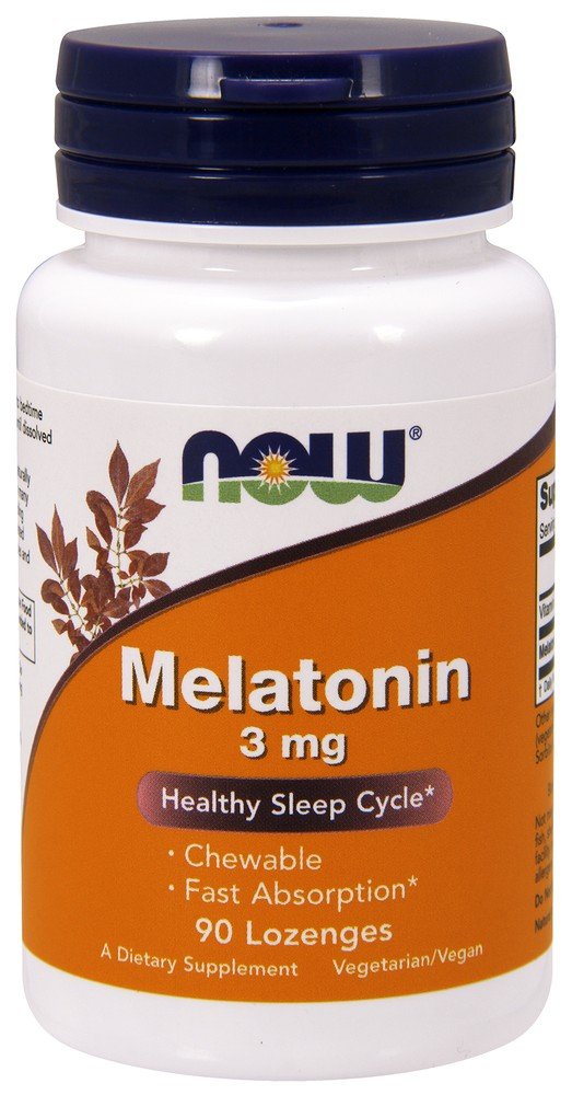 Now Foods Melatonin 3mg 90 Lozenge