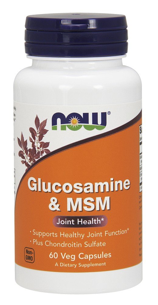 Now Foods Glucosamine/Chondroitin/MSM 750mg/250mg 60 Capsule