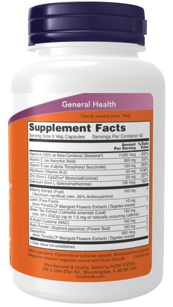 Now Foods Ocu Support 120 Capsule