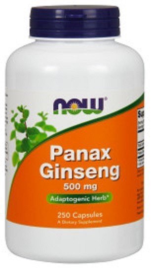 Now Foods Panax Ginseng 500 mg 250 Capsule