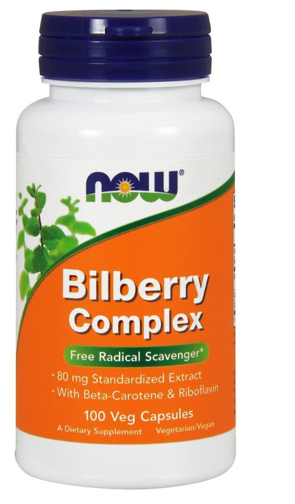 Now Foods Bilberry Complex 100 Capsule
