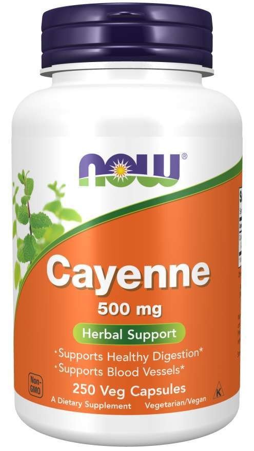 Now Foods Cayenne 500mg 250 Capsule