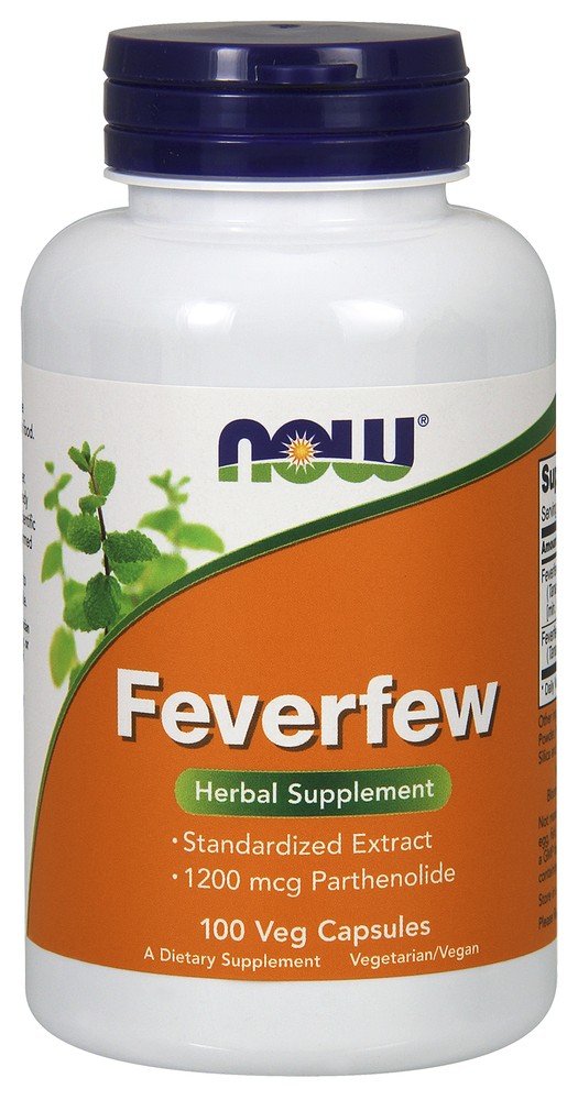 Now Foods Feverfew 400mg 100 Capsule