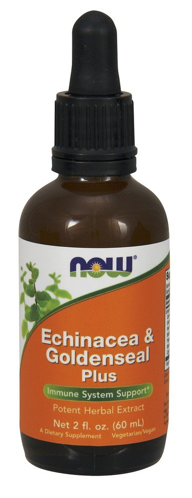 Now Foods Echinacea & Goldenseal Plus 2 oz Liquid